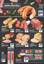 Gazetka promocyjna Edeka - Angebote der Woche - Gazetka - ważna od 09.07 do 09.07.2022 - strona 10 - produkty: angebot, angebote, auer, aufschnitt, chili, eier, eis, filet, fleisch, fleischwurst, Geflügel, hähnchenbrust, Kalbfleisch, knoblauch, LG, mandarine, mandarinen, Mett, mettwurst, mit knoblauch, natur, obst, Papaya, ring, schnitten, Speck, Ti, wurst