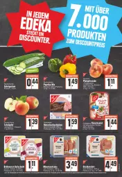 Gazetka promocyjna Edeka - Angebote der Woche - Gazetka - ważna od 09.07 do 09.07.2022 - strona 11 - produkty: aufschnitt, Brühwurst, dell, deutschlandcard, discount, eis, erde, fleisch, fleischsalat, gurke, gurken, jonagored, minutensteaks, mortadella, paraguayos, pfirsich, pfirsiche, plattpfirsiche, reis, salat, Salatgurke, salatgurken, Schal, Schale, schwein, spitzenqualität, steak, steaks, tafeläpfel, Ti, wein, wurst, Yo, ZTE