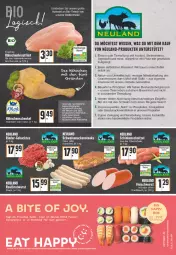 Gazetka promocyjna Edeka - Angebote der Woche - Gazetka - ważna od 09.07 do 09.07.2022 - strona 19 - produkty: auer, Bau, Bauer, bio, deka, deutschlandcard, eis, elle, ente, filet, fleisch, hähnchenschenkel, henkel, knoblauch, LG, mac, Nackensteak, nackensteaks, natur, nuss, reis, rind, rinder, ring, Schal, Schale, schenkel, schinken, schinkenschnitzel, schnitzel, schwein, schweine, schweinenacken, steak, steaks, Sushi, Ti, Tiere, wasser, wein, weine, Yo