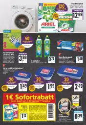 Gazetka promocyjna Edeka - Angebote der Woche - Gazetka - ważna od 09.07 do 09.07.2022 - strona 23 - produkty: ariel, ariel waschmittel, beutel, erde, flasche, frischhaltedosen, gefrierbeutel, katzennahrung, LG, rwe, Schal, Schale, spülmittel, tee, Ti, waschmittel