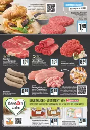 Gazetka promocyjna Edeka - Angebote der Woche - Gazetka - ważna od 09.07 do 09.07.2022 - strona 8 - produkty: bacon, basilikum, bratwurst, burger, butter, Cien, eis, erde, fleisch, gewürz, gulasch, hackfleisch, hähnchenschenkel, hamburger, henkel, jungbullen, kräuter, kräuterbutter, küche, Küchen, nuss, paprika, pute, putenschnitzel, reis, rezept, rind, rinder, rinderhackfleisch, rouladen, Rückensteak, rückensteaks, rum, rumpsteak, rwe, schenkel, schnitten, schnitzel, schwein, schweine, schweinerücken, spitzenqualität, steak, steaks, tee, Ti, wein, weine, wurst