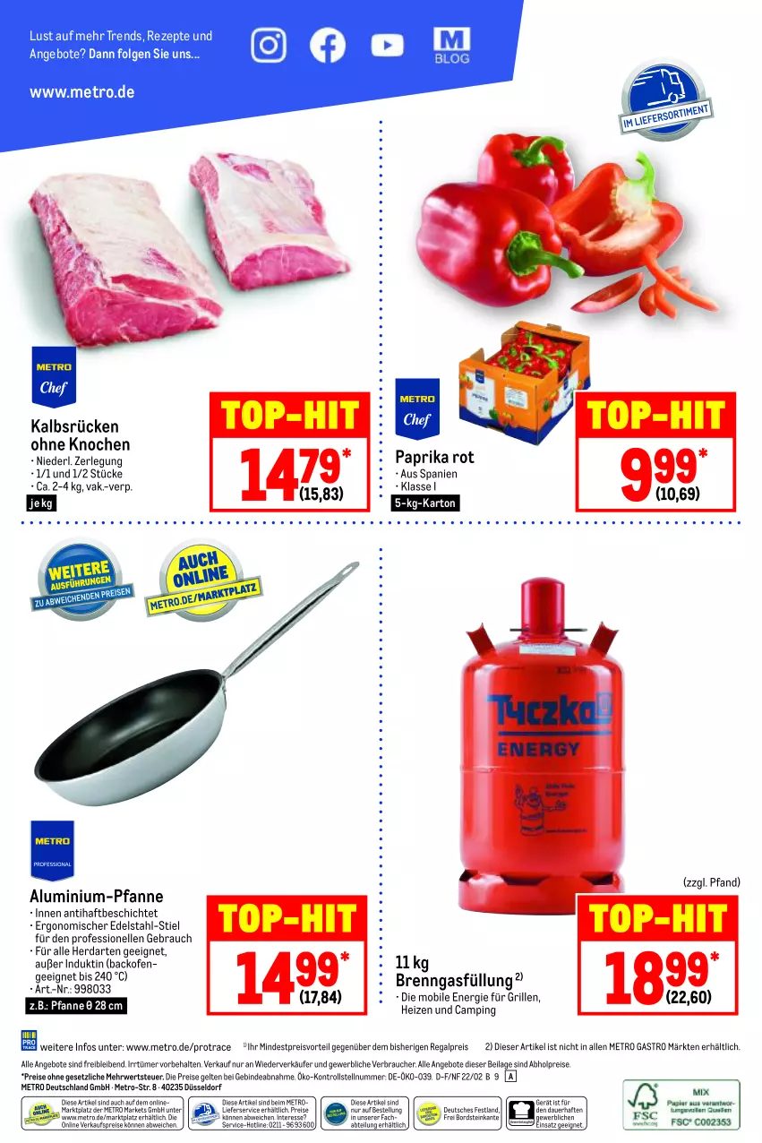 Aktueller Prospekt Metro - GastroJournal - von 10.02 bis 23.02.2022 - strona 36 - produkty: abholpreise, Abtei, angebot, angebote, auer, backofen, edelstahl, eis, elle, grill, herdarten, ilag, LG, lieferservice, Metro, metro gastro, Ofen, paprika, paprika rot, pfanne, preisvorteil, Rauch, regal, reis, rezept, rezepte, rwe, Ti, top-hit