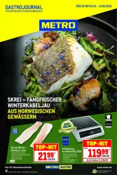 Gazetka promocyjna Metro - GastroJournal - Gazetka - ważna od 23.02 do 23.02.2022 - strona 1 - produkty: eis, induktionskochfeld, kochfeld, Metro, Rauch, reis, rwe, Ti, timer, top-hit, Wild