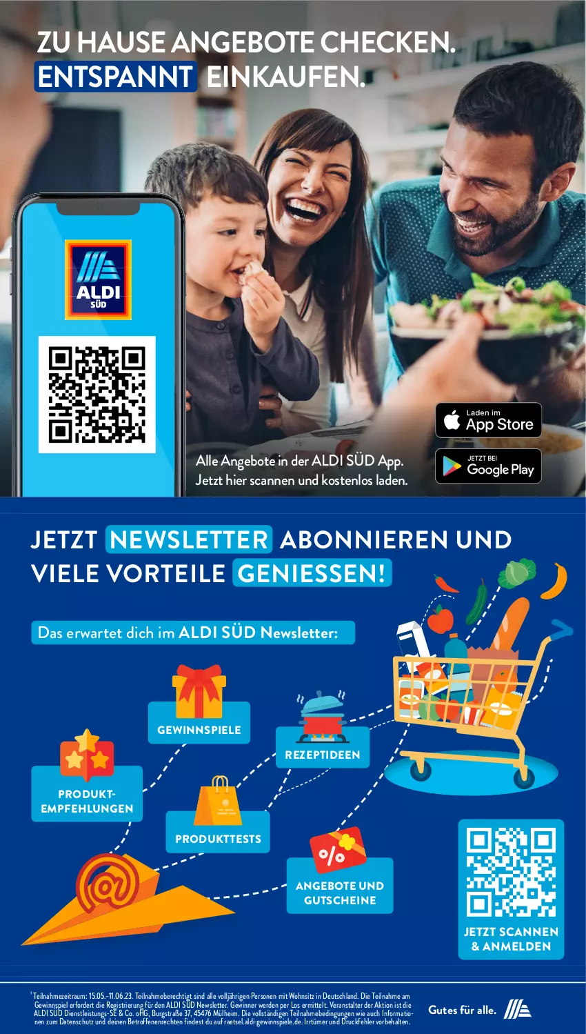 Aktueller Prospekt AldiSud - NÄCHSTE WOCHE - von 12.06 bis 17.06.2023 - strona 23 - produkty: aldi, angebot, angebote, eis, erde, gewinnspiel, gutschein, gutscheine, rezept, Spiele, Ti