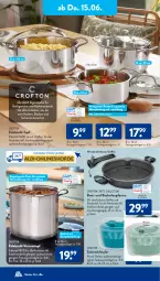 Gazetka promocyjna AldiSud - NÄCHSTE WOCHE - Gazetka - ważna od 17.06 do 17.06.2023 - strona 27 - produkty: aldi, backofen, Crofton, decke, Deckel, edelstahl, erde, geschirr, Glasdeckel, herdarten, küche, Küchen, LG, Ofen, pfanne, Rauch, salat, spülmaschinen, Ti, topf
