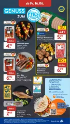 Gazetka promocyjna AldiSud - NÄCHSTE WOCHE - Gazetka - ważna od 17.06 do 17.06.2023 - strona 36 - produkty: aldi, alle artikel ohne dekoration, bratwurst, decke, dekoration, eis, elle, filet, fleisch, forelle, gewürz, gin, hackfleisch, lachs, nuss, reis, rel, rind, ring, rostbratwurst, schwein, schweine, schweinefilet, spare ribs, thüringer rostbratwurst, Ti, wein, weine, wurst, ZTE