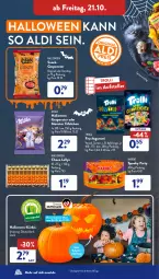 Gazetka promocyjna AldiSud - NÄCHSTE WOCHE - Gazetka - ważna od 22.10 do 22.10.2022 - strona 40 - produkty: aldi, apfel, eis, elle, frucht, fruchtgummi, gin, haribo, ketchup, Kürbis, milka, monster, reis, ring, snack, teller, Ti, trolli, trolli fruchtgummi, ZTE