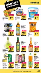 Gazetka promocyjna Netto - Woche 50 - Gazetka - ważna od 16.12 do 16.12.2023 - strona 25 - produkty: Bau, chantré, chips, Doritos, drink, eimer, eis, energy drink, frucht, fruchtsaft, fruchtsaftgetränk, getränk, gsw, kräuter, mühlhäuser, Müller, nudel, nudeln, pflaume, pflaumen, pflaumenmus, pils, pilsener, rind, ring, saft, senf, Ti, vita, wein, weinbrand, Wild, wurst