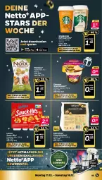 Gazetka promocyjna Netto - Woche 50 - Gazetka - ważna od 16.12 do 16.12.2023 - strona 5 - produkty: brötchen, dessert, ehrmann, Ehrmann Grand Dessert, eis, getränk, gewinnspiel, kaffee, Kaiser, lorenz, mac, reis, snack, starbucks