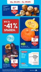 Gazetka promocyjna AldiSud - NÄCHSTE WOCHE - Gazetka - ważna od 09.09 do 09.09.2023 - strona 5 - produkty: aldi, alle artikel ohne dekoration, asti, bio, braun, champignon, champignons, champignons braun, dekoration, eis, henkel, korb, lebensmittel, LG, Rauch, reis, Schal, Schale, Ti, Yo, ZTE