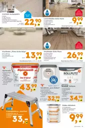 Gazetka promocyjna  - Gazetka - ważna od 15.08 do 15.08.2026 - strona 11 - produkty: alpina, Alpinaweiß, Bau, brie, decke, eimer, eis, Heu, kraft, lack, laminat, laminatboden, landhausdiele, latte, reis, Schal, Ti, usb, vinylboden, wasser