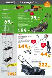 Gazetka promocyjna  - Gazetka - ważna od 15.08 do 15.08.2026 - strona 4 - produkty: akku, auto, Bau, benzin rasenmäher, Brei, eis, Elektro, elektrogeräte, Germ, heckenschere, Kette, korb, ladegerät, messer, ndk, rasen, rasenmäher, reis, säge, Schal, Schere, schultergurt, Teleskop, Ti, tisch, werkzeug