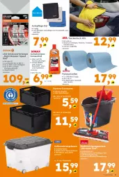 Gazetka promocyjna  - Gazetka - ważna od 15.08 do 15.08.2026 - strona 9 - produkty: aufbewahrungsbox, auto, bodenwischer, decke, Deckel, eimer, flasche, Garten, hochdruckreiniger, lack, Lampe, mikrofaser, rama, Rauch, reiniger, Reinigung, Scheinwerferlampe, shampoo, spee, Ti, tuc
