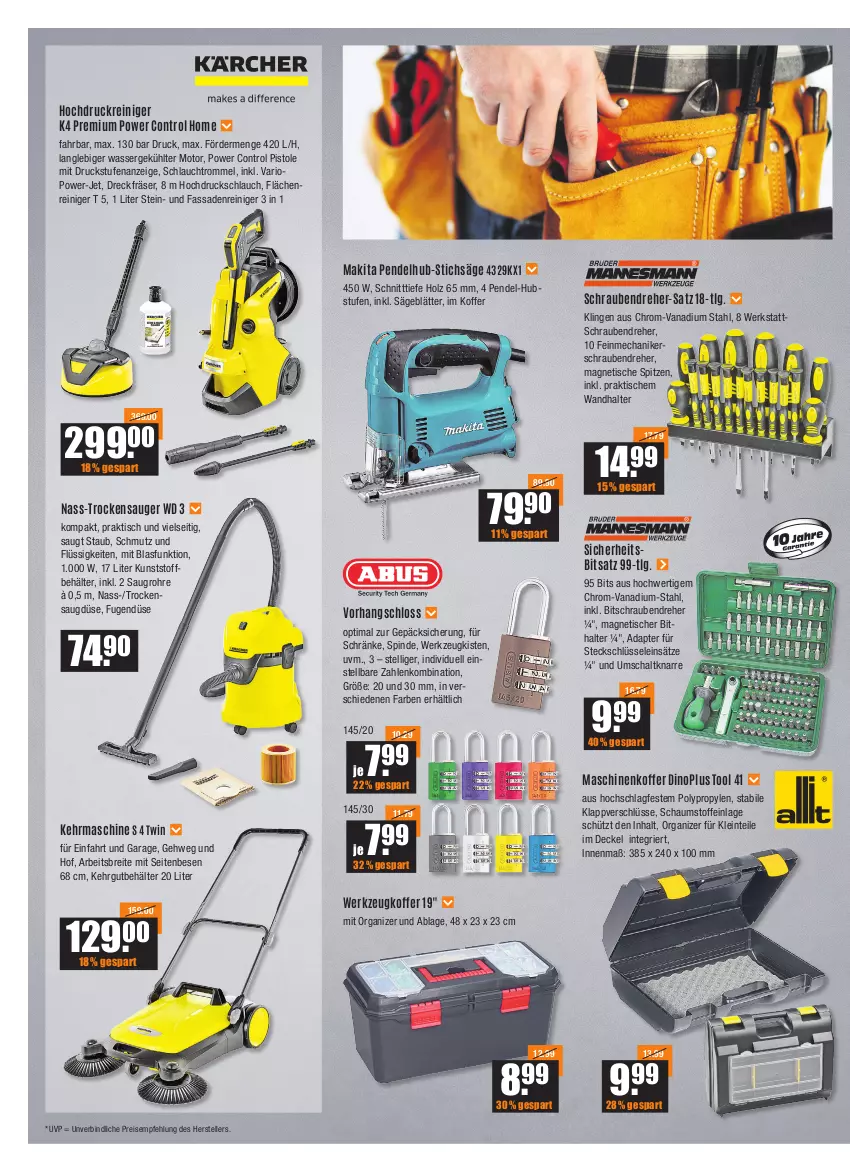 Aktueller Prospekt Vmarkt - V-Baumarkt - von 07.07 bis 13.07.2022 - strona 6 - produkty: adapter, Behälter, Brei, decke, Deckel, eis, elle, hochdruckreiniger, Holz, koffer, LG, Makita, Nike, reiniger, reis, säge, Schal, schlauch, schrauben, Schraubendreher, stichsäge, teller, Ti, tisch, Trockensauger, trommel, wasser, werkzeug