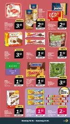 Gazetka promocyjna Netto - Woche 42 - Gazetka - ważna od 21.10 do 21.10.2023 - strona 11 - produkty: bonbons, Cap, cappuccino, cerealien, cin, haribo, Kinder, kinder bueno, kinder country, kitkat, krüger, mars, milka, nippon, pralinen, riegel, Schal, Schale, Schaumzucker, smarties, snickers, Ti, twix, zucker