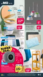 Gazetka promocyjna Netto - Woche 42 - Gazetka - ważna od 21.10 do 21.10.2023 - strona 18 - produkty: akku, auer, auto, Bad, badematte, Badregal, bambus, bürste, Duschradio, enders, garnitur, LG, medion, Radio, regal, Ria, Ti, tisch, uhr, usb, wasser, wc-sitz, ZTE