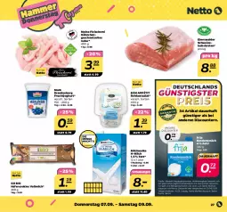 Gazetka promocyjna Netto - Woche 36 - Gazetka - ważna od 09.09 do 09.09.2023 - strona 27 - produkty: aldi, auer, bio, braten, cookie, cookies, discount, eis, elle, fleisch, Fleischerei, frucht, fruchtjoghurt, geschnetzeltes, hafer, Hafercookies, Hähnchengeschnetzeltes, joghur, joghurt, kondensmilch, lachs, Lachsbraten, milch, monitor, natur, regal, reis, salat, Schere, schwein, schweine, Schweinelachs, Ti, tisch, vollmilch, wein, weine, Zelt