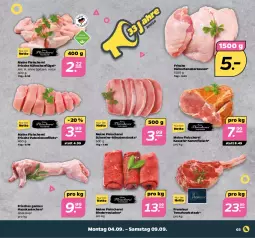 Gazetka promocyjna Netto - Woche 36 - Gazetka - ważna od 09.09 do 09.09.2023 - strona 3 - produkty: eis, filet, filets, fleisch, Fleischerei, Frische Hähnchen, hähnchenflügel, kasseler, minutensteaks, natur, pute, rind, rinder, Rinderroulade, rinderrouladen, rouladen, Schere, schwein, schweine, steak, steaks, wein, weine
