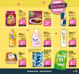 Gazetka promocyjna Netto - Woche 36 - Gazetka - ważna od 09.09 do 09.09.2023 - strona 5 - produkty: Bad, beutel, bio, drink, duschdas, duschgel, energy drink, fertiggericht, Glade, kraft, Kühne, pantene, pantene pro-v, perwoll, pro-v, Rauch, red bull, rotkohl, rwe, shampoo, Ti, vernel, waschmittel, weichspüler