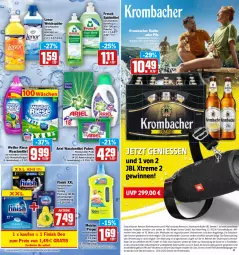 Gazetka promocyjna Aez - Prospekte - Gazetka - ważna od 07.05 do 07.05.2022 - strona 17 - produkty: AEZ, ariel, ariel waschmittel, bio, deo, eis, elle, erde, Finish, flasche, Frosch, gewinnspiel, jbl, krombache, krombacher, lenor, lenor weichspüler, mac, Meister, meister proper, pils, Pods, radler, Rauch, reis, ring, rwe, spülmittel, telefon, teller, Ti, Tiere, waschmittel, weck, weichspüler
