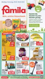 Gazetka promocyjna Famila - Prospekte - Gazetka - ważna od 25.02 do 25.02.2023 - strona 1 - produkty: akku, angebot, angebote, Bau, beutel, bio, blume, blumen, blumenerde, bürste, bürsten, chantré, eis, elle, ente, erde, flasche, holländischer schnittkäse, kartoffel, kartoffeln, Käse, leerdammer, leuchtmittel, möbel, oder piccolinis, Osram, piccolinis, pils, pilsener, pizza, reis, rezept, rezepte, rotkohl, sac, schnittkäse, schwein, teller, Ti, trolli, veltins, veltins pilsener, wagner, wein, weinbrand, ZTE
