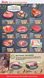 Gazetka promocyjna Famila - Prospekte - Gazetka - ważna od 25.02 do 25.02.2023 - strona 4 - produkty: beef, bio, braten, eis, fleisch, Käse, kasseler, lachs, mab, mango, natur, oder rumpsteak, Ria, rind, roastbeef, rollbraten, rum, rumpsteak, saft, schinken, schinkenschnitzel, schnitzel, schwein, schweine, schweinefleisch, Schweinelachs, steak, suppe, Ti, wein, weine