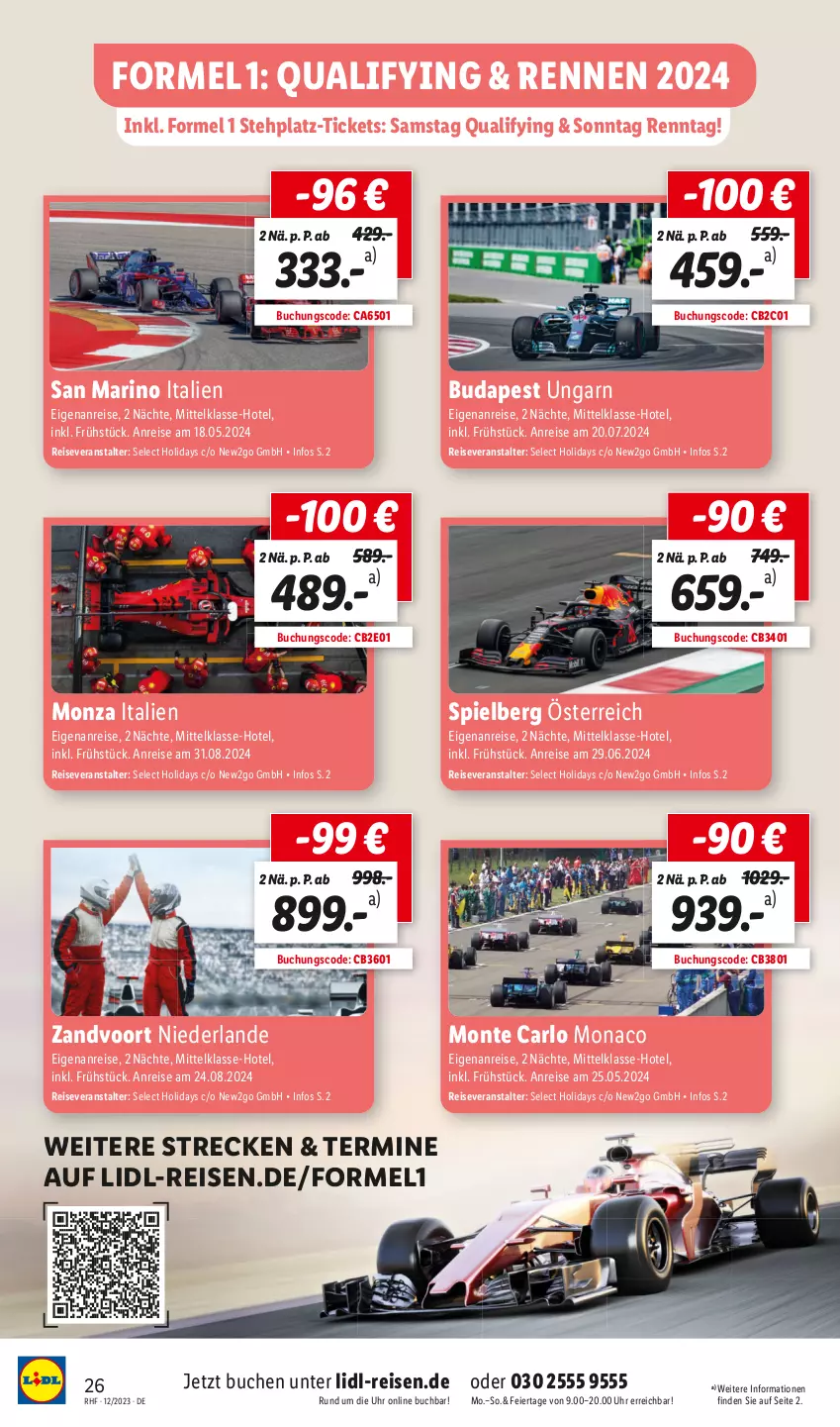 Aktueller Prospekt Lidl - Dezember Reise-Highlights - von 29.11 bis 31.12.2023 - strona 26 - produkty: arlo, buch, eier, eis, HP, monte, reis, reiseveranstalter, Ti, uhr