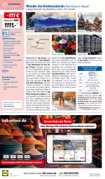 Gazetka promocyjna Lidl - Dezember Reise-Highlights - Gazetka - ważna od 31.12 do 31.12.2023 - strona 4 - produkty: angebot, angebote, Bau, Brei, buch, decke, eis, ente, erde, gin, Holz, inklusivleistungen, leine, Meister, reis, reiseveranstalter, reiseverlauf, rwe, Ti, tisch, uhr