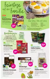 Gazetka promocyjna Denns Biomarkt - Prospekte - Gazetka - ważna od 11.04 do 11.04.2023 - strona 9 - produkty: backmischung, Bau, brezel, brownie, brownies, butter, Cashew, dennree, eier, elle, huober, Käse, Kinder, kuchen, leine, LG, mac, magazin, minze, müsli, pfirsich, pralinen, quark, rezept, riegel, sahne, salat, salate, schoko, schokolade, schokoladen, schokoriegel, smoothie, smoothies, snack, snacks, Spezi, Ti, tisch, torte, Trüffel