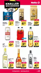 Gazetka promocyjna Netto - Angebote ab Montag - Gazetka - ważna od 01.05 do 01.05.2022 - strona 27 - produkty: bier, bohne, bohnen, bohnenkaffee, chantré, coca-cola, cola, dallmayr, dallmayr gold, flasche, frucht, kaffee, löslicher bohnenkaffee, premium vodka, prodomo, ritter, ritter sport, rum, schweppes, Sport, Ti, tyskie, vodka, wein, weinbrand