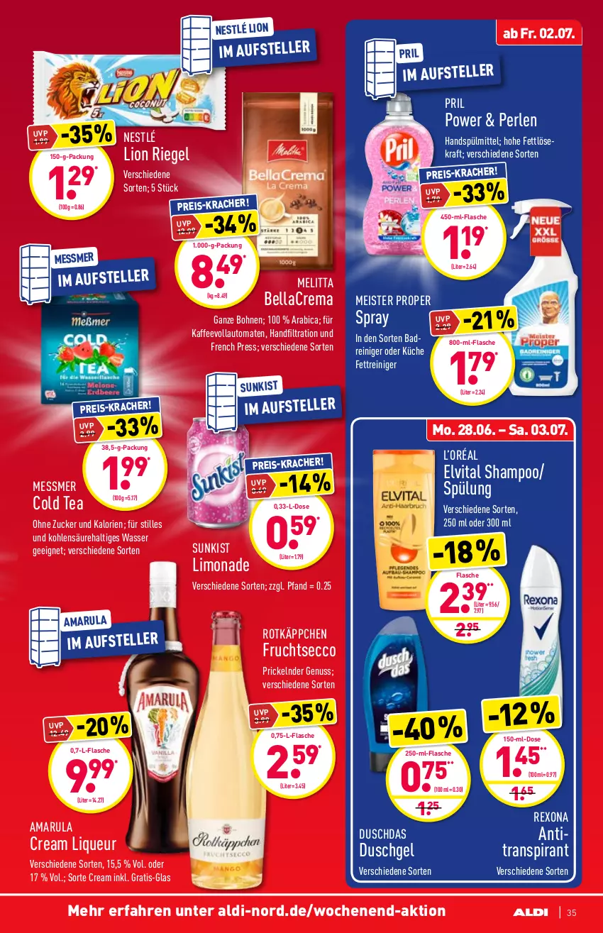 Aktueller Prospekt Aldi Nord - Aldi-Vorschau - von 28.06 bis 03.07.2021 - strona 35