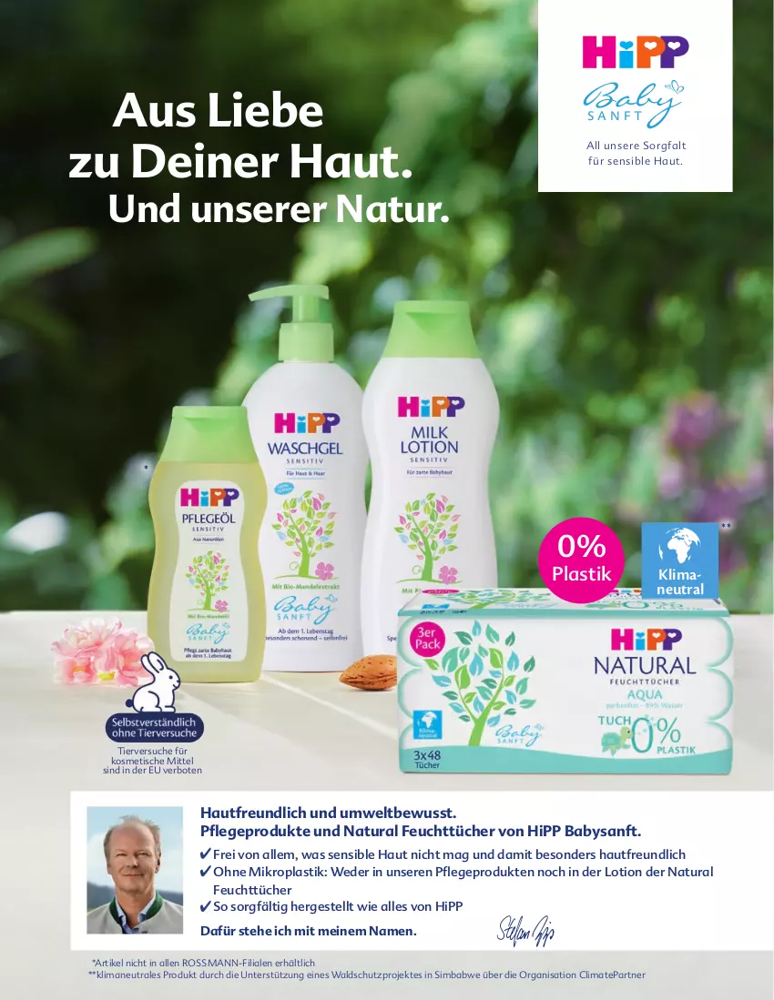 Aktueller Prospekt Rossmann - Prospekte - von 10.02 bis 20.03.2022 - strona 24 - produkty: asti, feuchttücher, hipp, Lotion, natur, natura, sim, simba, Ti, tisch, tücher