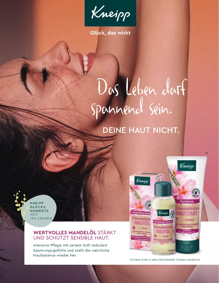 Aktueller Prospekt Rossmann - Prospekte - von 10.02 bis 20.03.2022 - strona 37 - produkty: ente, kneipp, mandel, Mandelöl, Ti