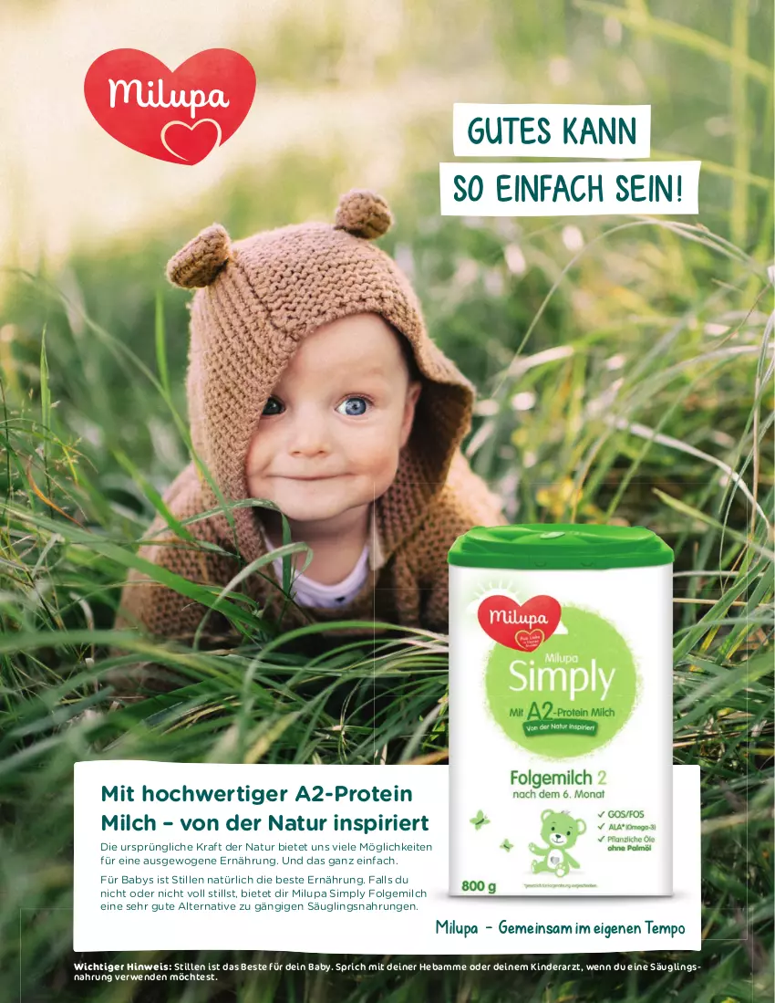 Aktueller Prospekt Rossmann - Prospekte - von 10.02 bis 20.03.2022 - strona 6 - produkty: eis, folgemilch, Kinder, kraft, LG, milch, milupa, natur, rwe, sim, Tempo, Ti