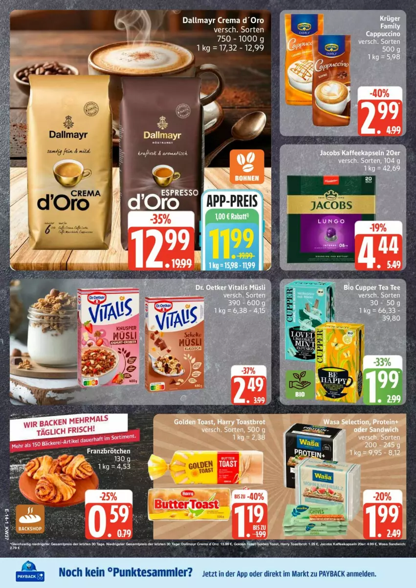 Aktueller Prospekt Edeka - Prospekte - von 07.09 bis 12.09.2026 - strona 16 - produkty: dallmayr, espresso, Ti
