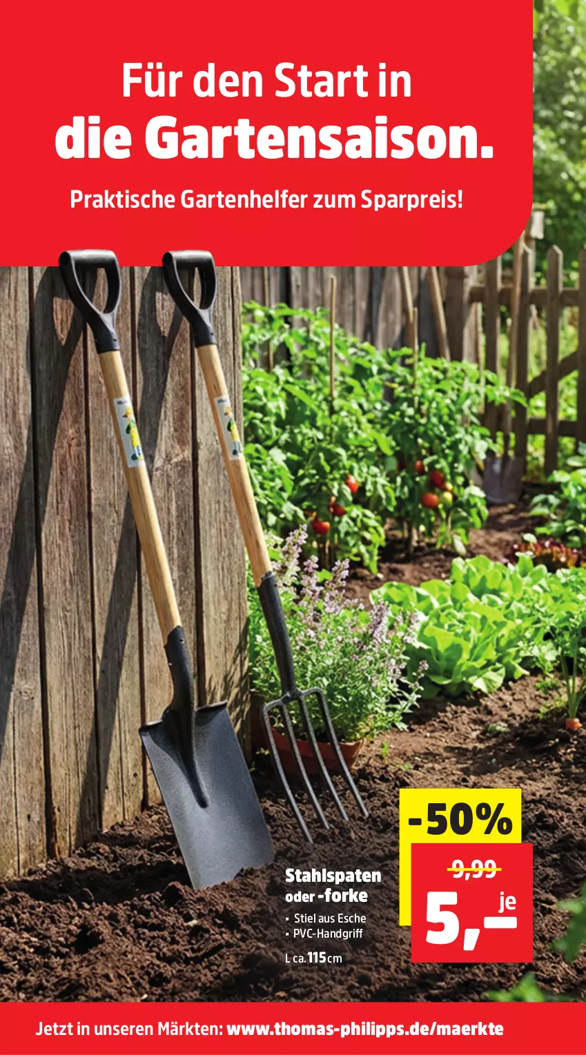 Aktueller Prospekt Thomas Philipps - von 23.02 bis 28.02.2026 - strona 2 - produkty: eis, Garten, reis, Spaten, Ti, tisch