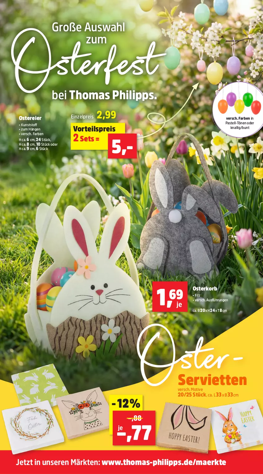 Aktueller Prospekt Thomas Philipps - von 23.02 bis 28.02.2026 - strona 6 - produkty: eier, eis, korb, reis, Serviette, servietten, Ti, vorteilspreis