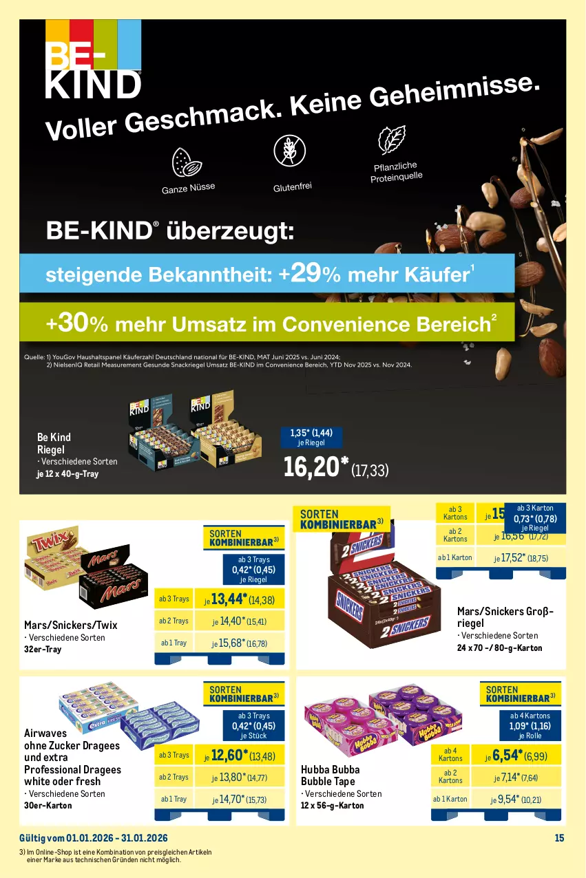 Aktueller Prospekt Metro - Monats-Mix - von 01.01 bis 31.01.2026 - strona 15 - produkty: beutel, chips, chipsfrisch, cracker, crunchips, eis, erdnüsse, Funny Frisch, lays, lorenz, lorenz crunchips, mars, Metro, metro gastro, pringles, reis, riegel, ring, snickers, Ti, tuc, twix, ültje, ültje erdnüsse, zucker