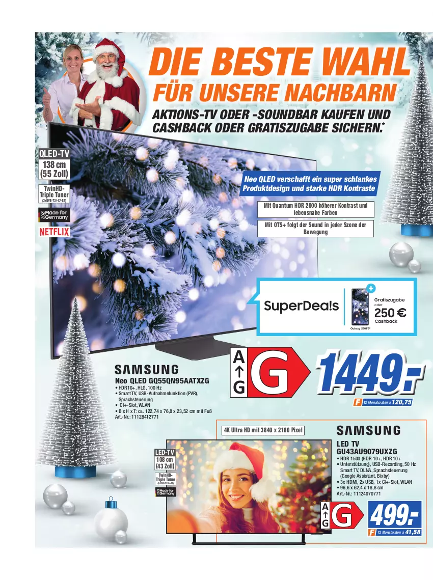 Aktueller Prospekt Expert Technomarkt - Prospekte - von 08.12 bis 14.12.2021 - strona 13 - produkty: HDMI, led tv, LG, qled, qled-tv, smart tv, soundbar, Ti, usb