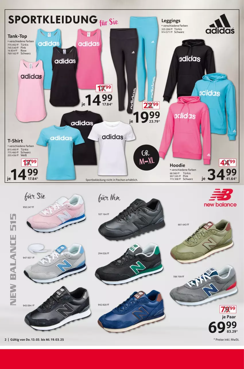 Aktueller Prospekt Selgros - Non Food - von 13.03 bis 19.03.2025 - strona 2 - produkty: Adidas, eis, gin, kleid, Kleidung, leggings, reis, Sport, Ti