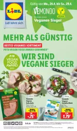 Gazetka promocyjna Lidl - Aktionsprospekt - Gazetka - ważna od 29.04 do 29.04.2023 - strona 1 - produkty: angebot, angebote, aufschnitt, Bad, Bau, bio, decke, eis, mac, Palette, Ti, usb