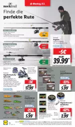 Gazetka promocyjna Lidl - Aktionsprospekt - Gazetka - ważna od 13.05 do 13.05.2023 - strona 22 - produkty: angebot, bügel, dell, eier, eis, elle, fisch, fische, forelle, Knicklicht, Kugel, Mode, natur, ndk, Popp, reis, rel, Ria, Schal, Schale, Sport, sporttasche, Tasche, Ti, Zander, ZTE