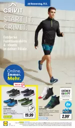 Gazetka promocyjna Lidl - Aktionsprospekt - Gazetka - ważna od 13.05 do 13.05.2023 - strona 26 - produkty: angebot, bett, crivit, decke, dell, eis, elle, funktionsshirt, Laufschuhe, Laufsocken, Mode, ndk, reis, Ria, Schal, Schale, schuhe, shirt, shirts, shorts, socken, Ti, ZTE