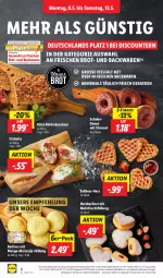 Gazetka promocyjna Lidl - Aktionsprospekt - Gazetka - ważna od 13.05 do 13.05.2023 - strona 8 - produkty: backwaren, berliner, brot, ciabatta, discount, Donut, frucht, geback, Kürbis, lebensmittel, mango, maracuja, monitor, pril, schoko, Ti, vita