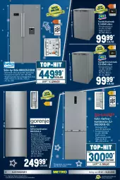 Gazetka promocyjna Metro - NonFood - Gazetka - ważna od 16.01 do 16.01.2022 - strona 8 - produkty: eis, Elektro, elektrogeräte, elle, gefrierkombination, gefrierschrank, kühlschrank, Liege, Rauch, reis, Schrank, teller, Ti, tisch, wasser