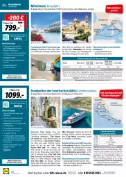 Gazetka promocyjna Lidl - Themenflyer Februar 2022 - Gazetka - ważna od 14.04 do 14.04.2022 - strona 22 - produkty: abus, axe, Bad, balkonkabine, Bau, bestpreis, Brei, brot, buch, Cap, chia, dusche, eier, eis, elle, getränk, getränke, inklusivleistungen, Käse, kopfhörer, kreuzfahrten, kurtaxe, Liege, mab, mac, mars, perlen, Persona, pool, rama, reis, reiseveranstalter, reiseverlauf, Ria, schinken, snack, sonnenliege, Sport, Stühl, telefon, Ti, tisch, uhr, vita, wasser, wein