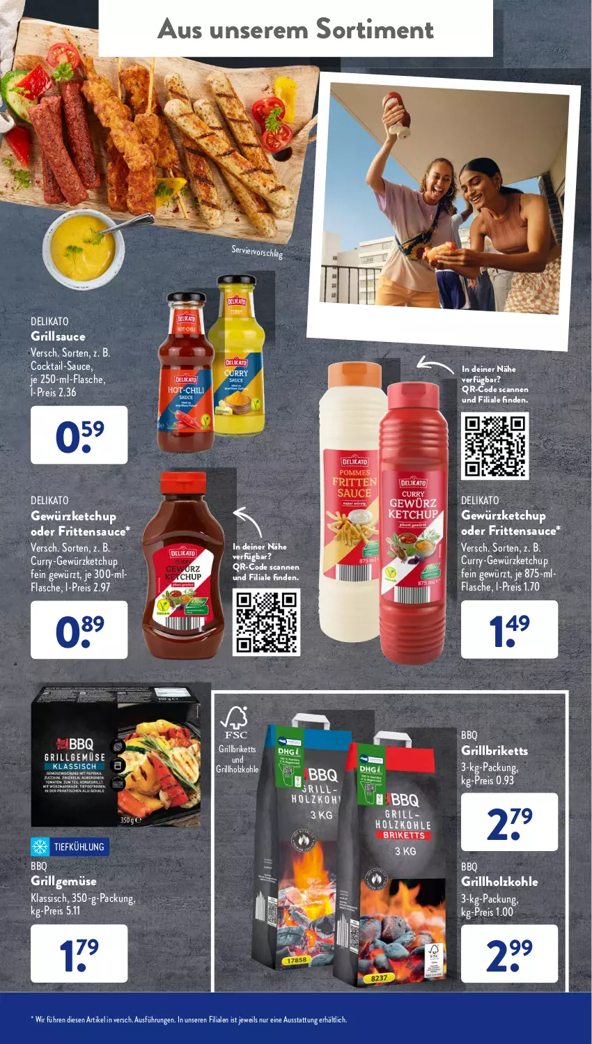 Aktueller Prospekt AldiSud - ALDI Aktuell - von 25.04 bis 30.04.2022 - strona 51 - produkty: briketts, cocktail, curry, eis, flasche, gewürz, gewürzketchup, grill, grillbriketts, grillholzkohle, grillsauce, Holz, holzkohle, ketchup, LG, reis, sauce, Ti