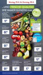 Gazetka promocyjna AldiSud - ALDI Aktuell - Gazetka - ważna od 30.04 do 30.04.2022 - strona 3 - produkty: aldi, ambia, bio, eis, erde, lebensmittel, LG, natur, obst, Obst und Gemüse, Rauch, reis, rum, Schal, Schale, Ti, und gemüse, Yo