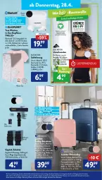Gazetka promocyjna AldiSud - ALDI Aktuell - Gazetka - ważna od 30.04 do 30.04.2022 - strona 35 - produkty: akku, aldi, alle artikel ohne dekoration, Anzug, Bau, baumwolle, bio, Bona, deka, dekoration, dell, eis, elle, gin, hemd, hemden, in-ear-kopfhörer, kleid, Kleidung, koffer, Kofferwaage, kopfhörer, LG, Mode, reis, reisetrolley, rel, Ria, ring, Schlafanzug, Teleskop, Ti, trolley, Unterhemd, unterhemden, Waage, wolle, ZTE