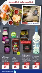 Gazetka promocyjna AldiSud - ALDI Aktuell - Gazetka - ważna od 30.04 do 30.04.2022 - strona 7 - produkty: aioli, aldi, burger, eis, flasche, grill, grillsauce, gurke, gurken, hamburger, ingwer, jalapeño, reis, sauce, sesam, soja, wein, Weißwein